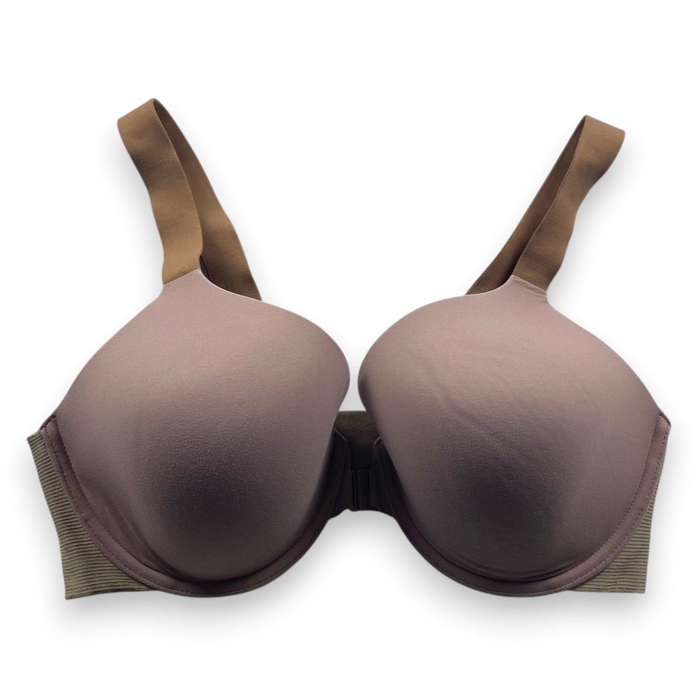 Spanx Bra-llelujah Full Coverage Front Closure Bra 38D Mauve Taupe 30011R - Picture 1 of 15